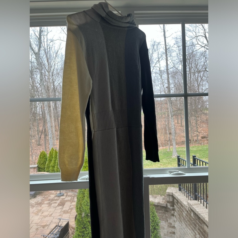 Turtleneck sweater dress